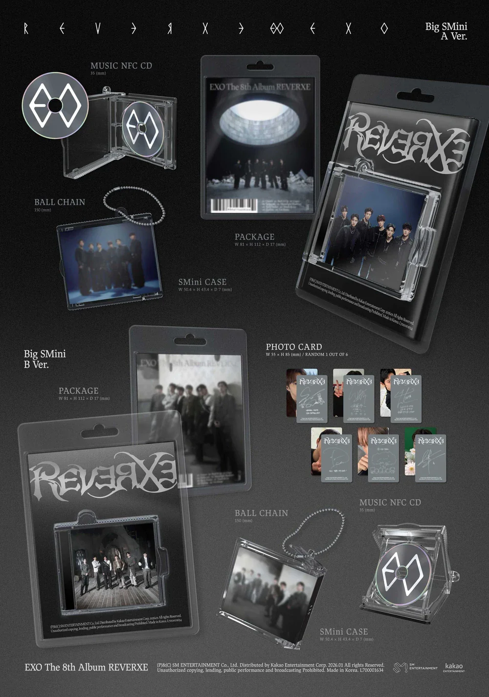 EXO - REVERXE (Big SMini Ver. /SMART ALBUM) - Image 2