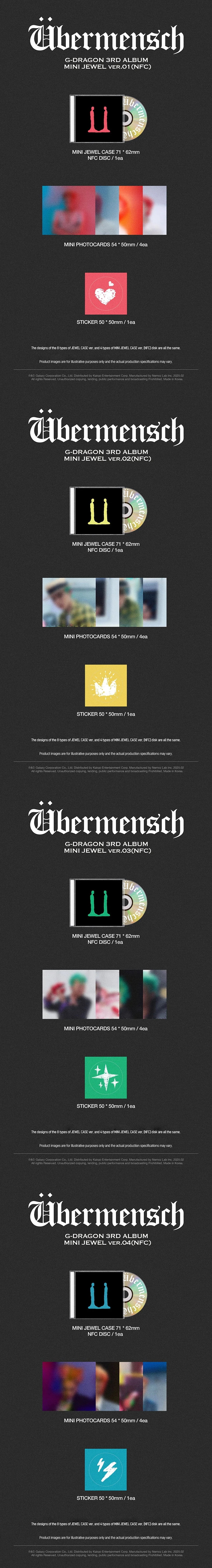G-DRAGON - ÜBERMENSCH (Mini Jewel NFC Ver) - Image 2