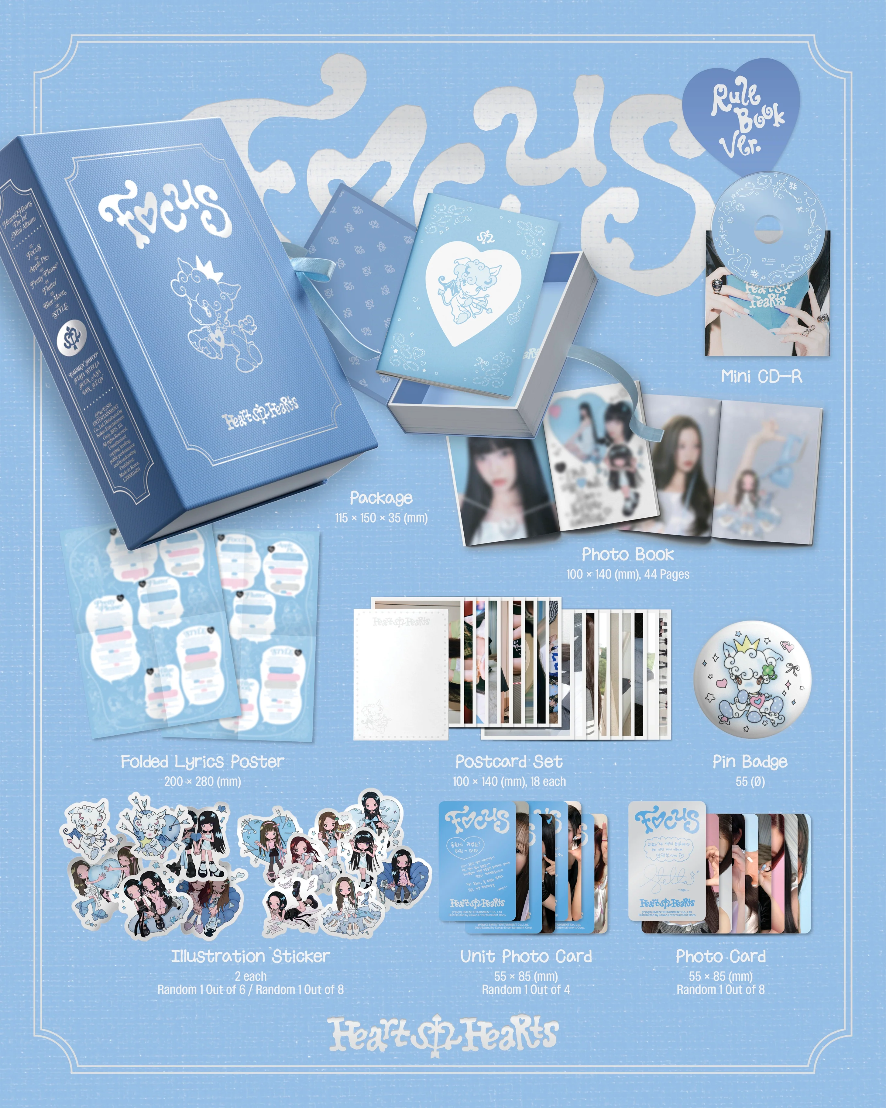 Hearts2Hearts - FOCUS (Rule Book Ver.) - Image 2