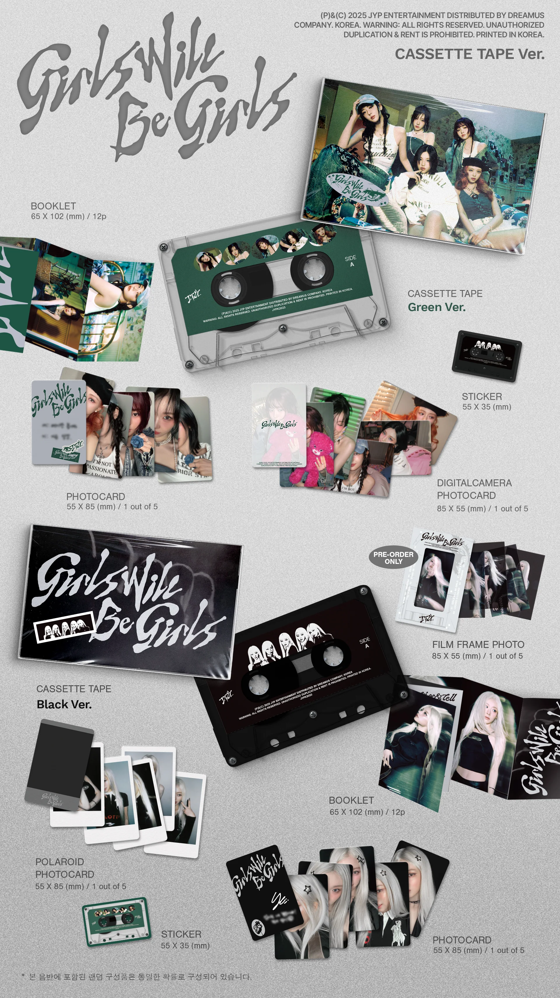 ITZY - Girls Will Be Girls (Cassette Tape Ver) - Image 2