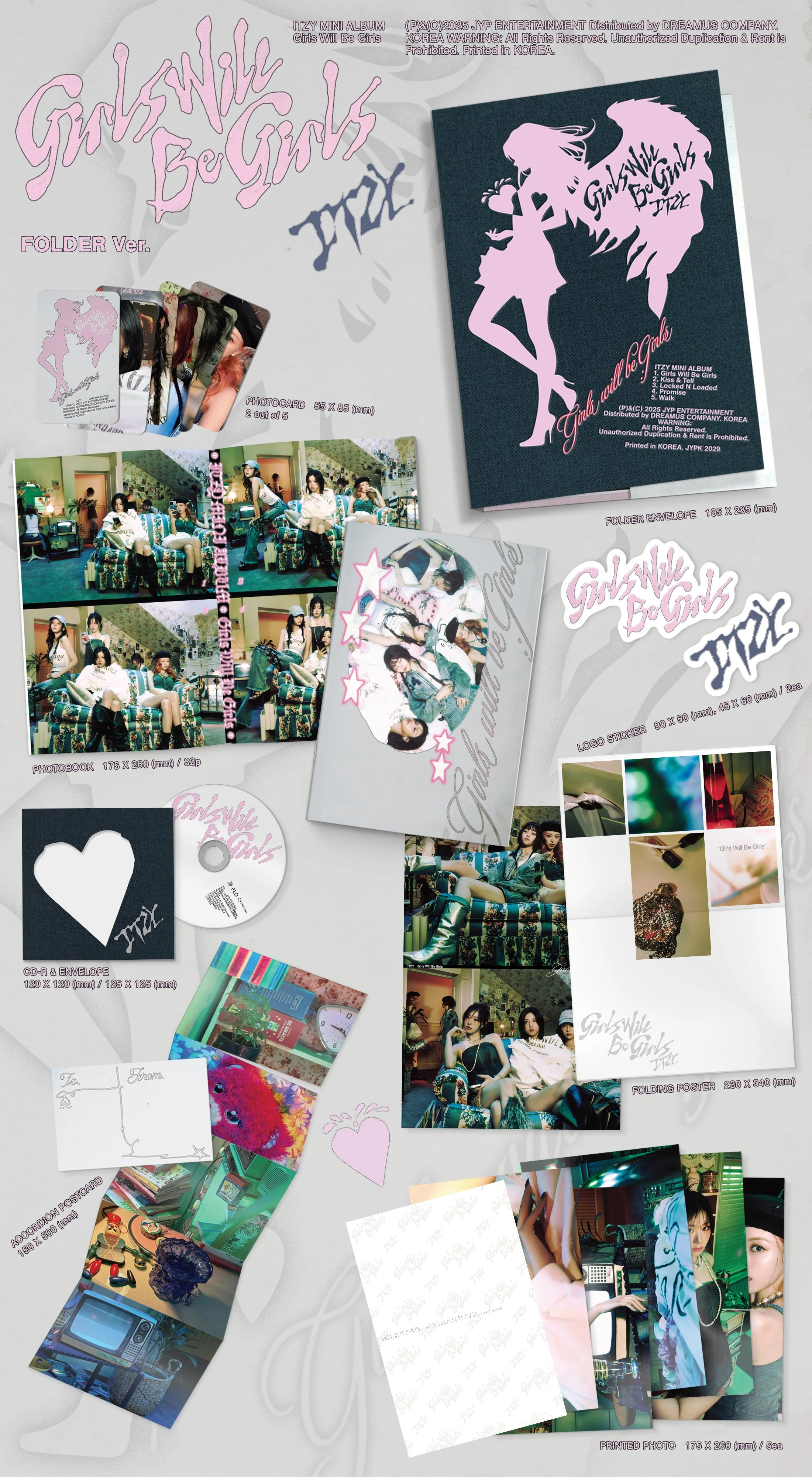 ITZY - Girls Will Be Girls (Folder Ver) - Image 2
