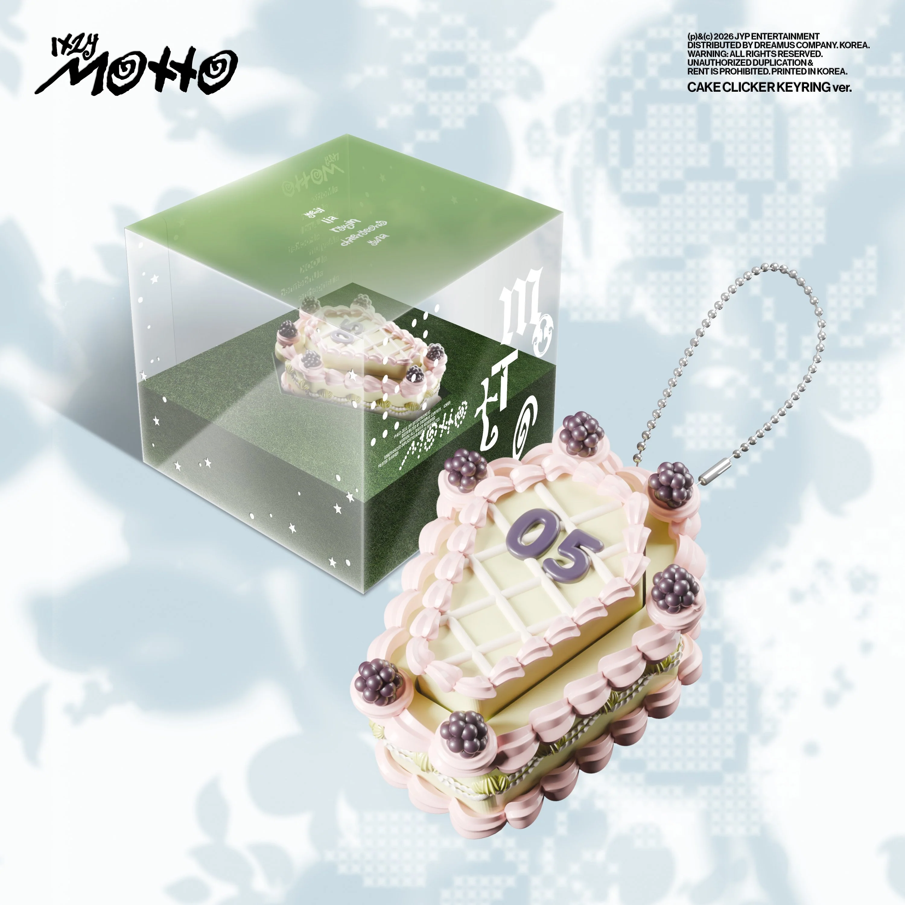 [PRE-ORDER] ITZY - MOTTO (Cake Clicker Keyring Ver.)