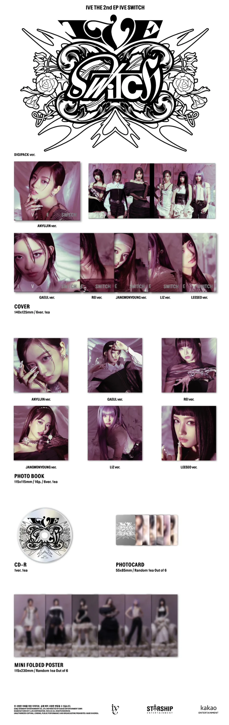 IVE - SWITCH (Digipack Ver) - Image 7