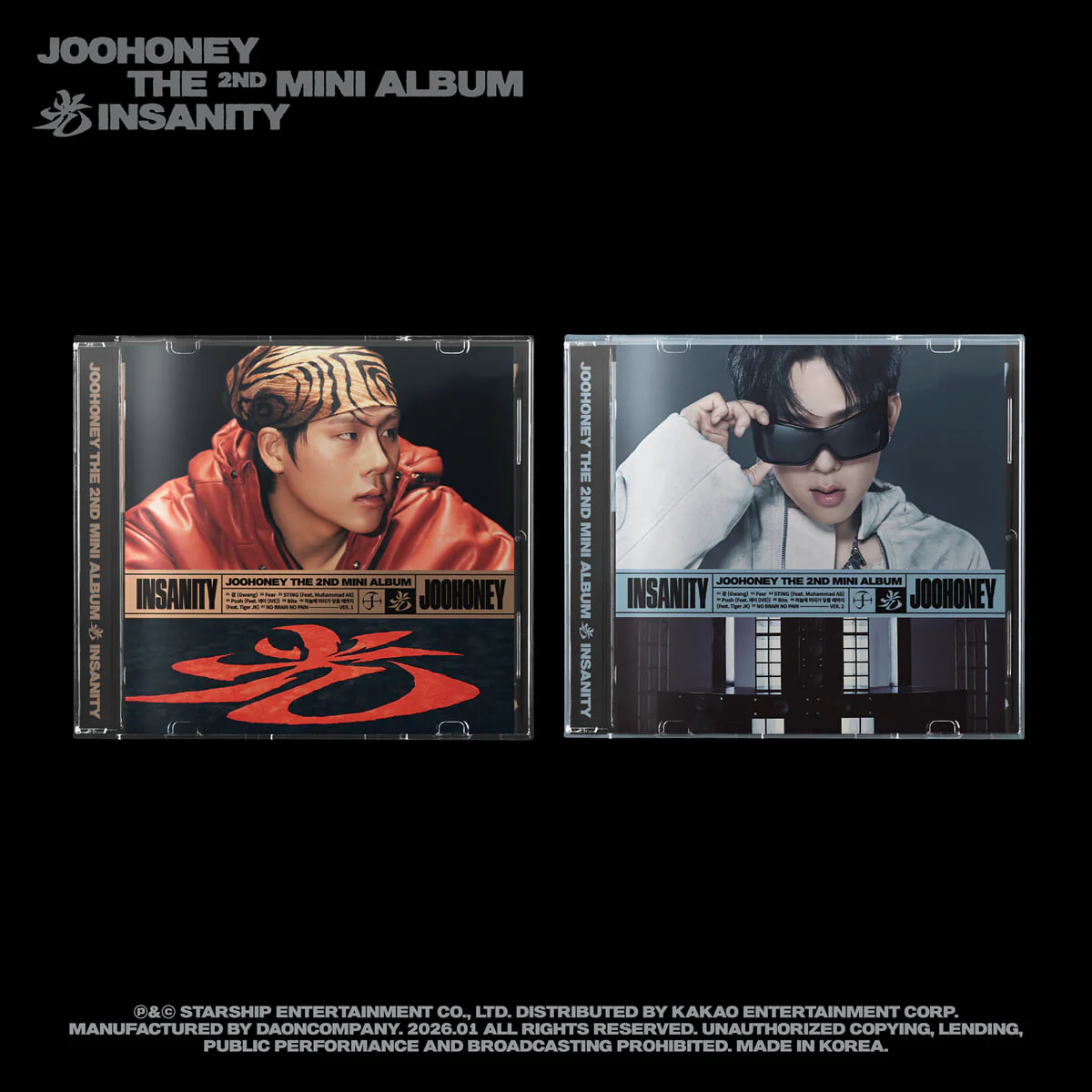JOOHONEY (MONSTA X) - 光 (INSANITY) (Jewel Ver. /Limited Edition)