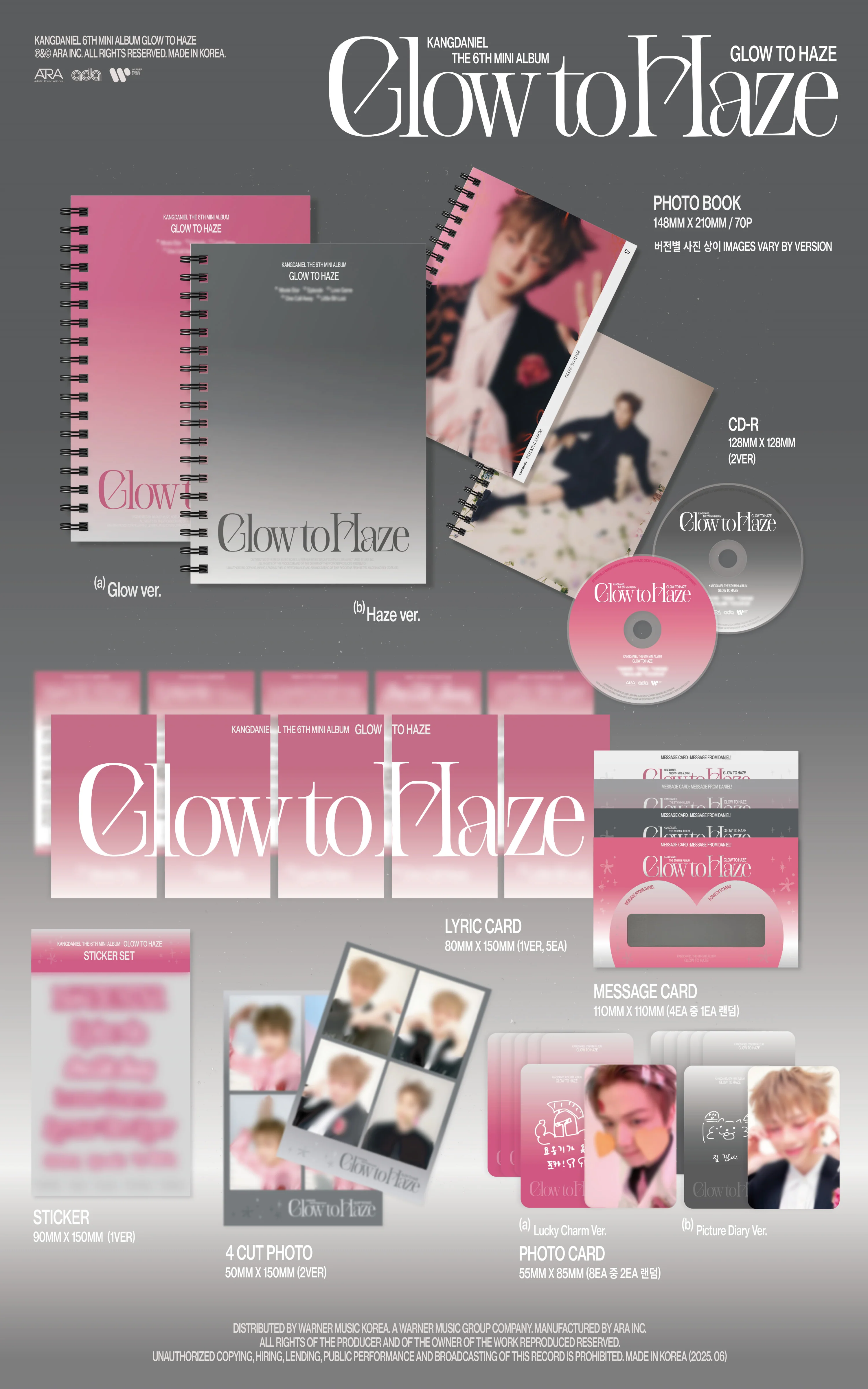 KANG DANIEL - GLOW TO HAZE (Photobook Ver) - Image 2