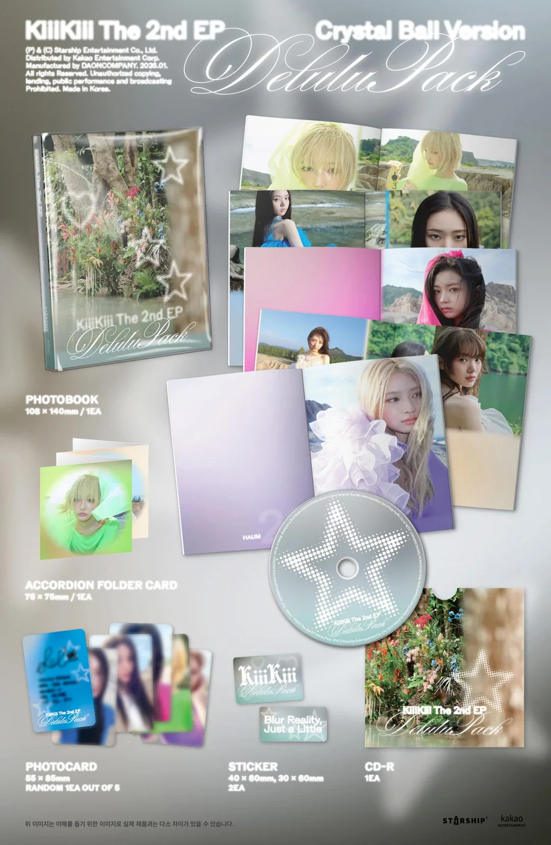 KIIIKIII - DELULU PACK (Crystal Ball Ver.) - Image 2