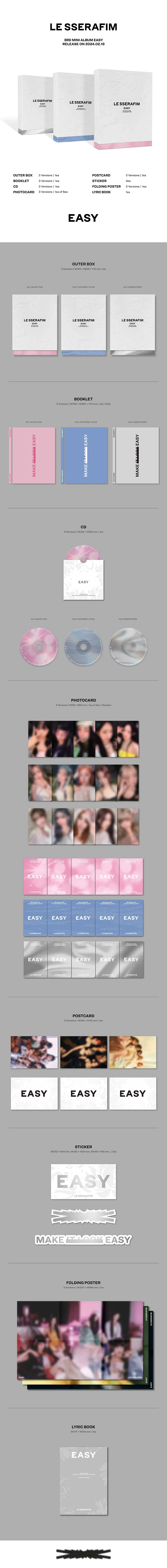 LE SSERAFIM - EASY (Photobook Ver) - Image 2