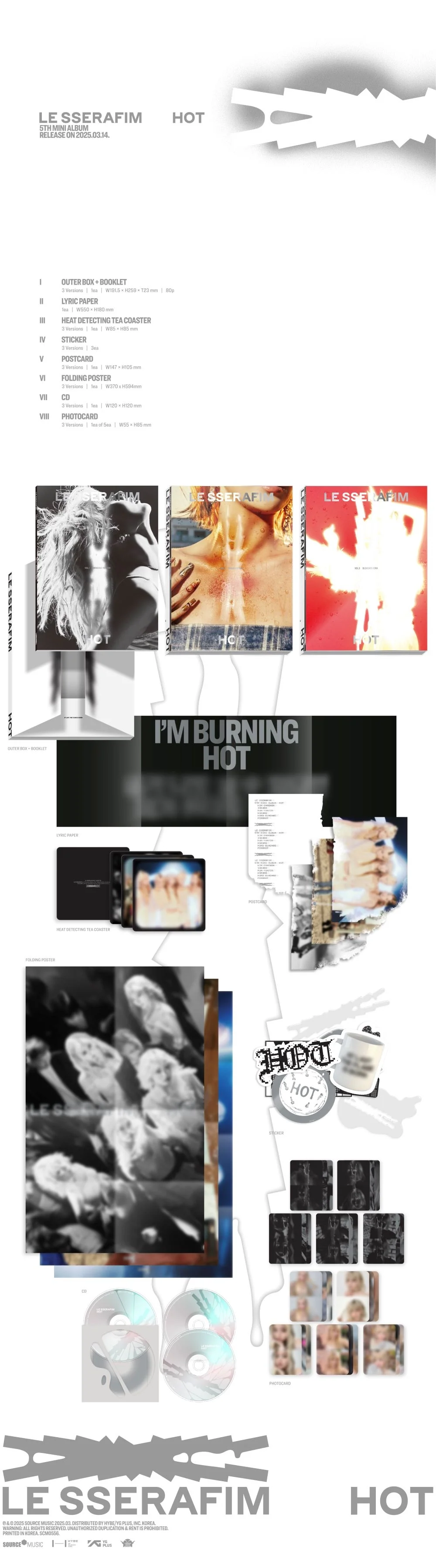 LE SSERAFIM - HOT (Photobook Ver) - Image 2