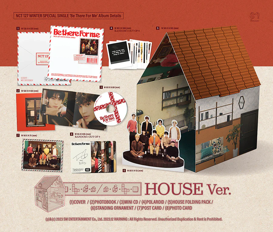 NCT 127 - Winter Special Single [Be There For Me] (House Ver.) - Image 2