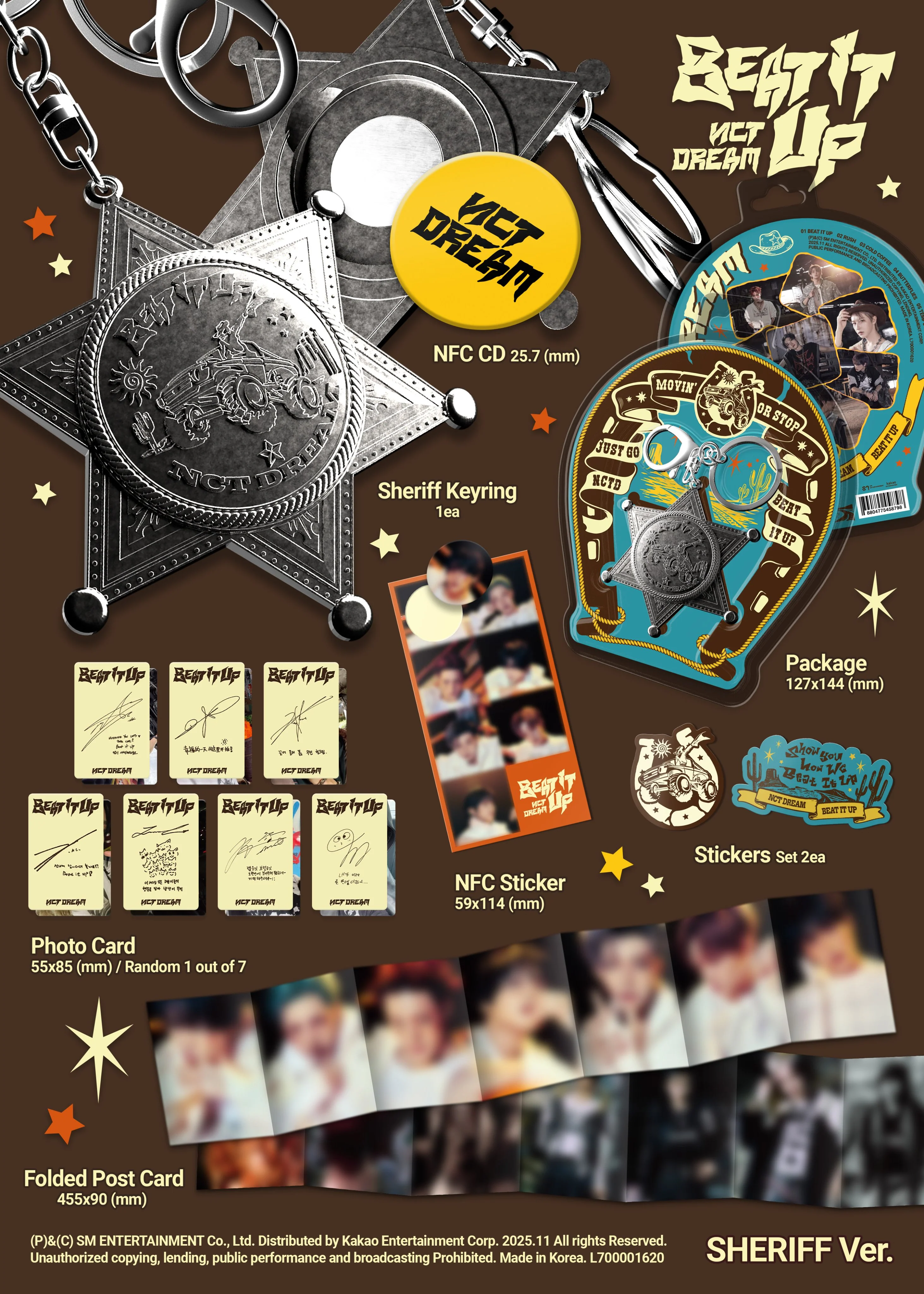 NCT DREAM - Beat It Up (Sheriff Ver. /SMART ALBUM) - Image 2