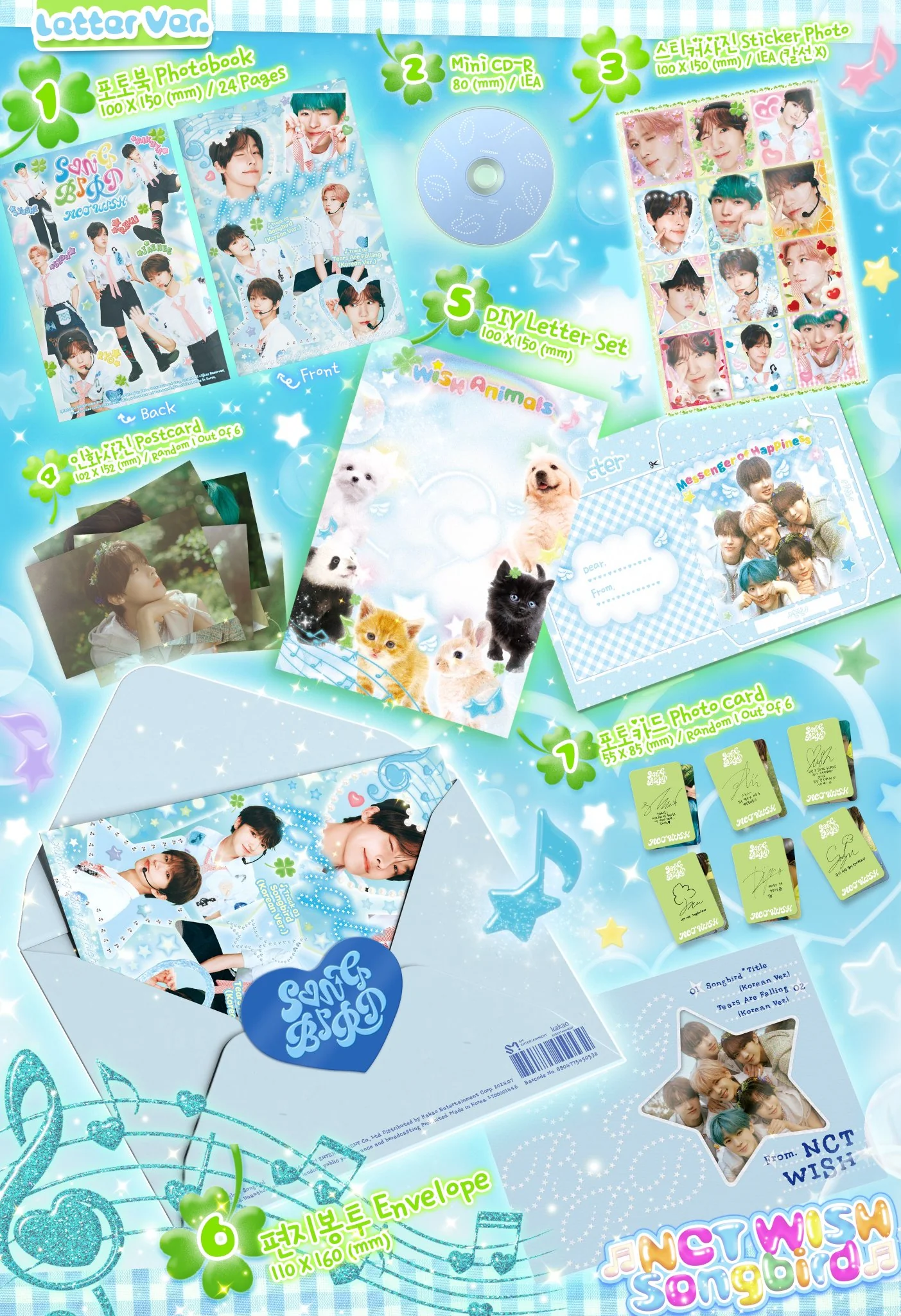 NCT WISH - SONGBIRD (Letter Ver) - Image 2