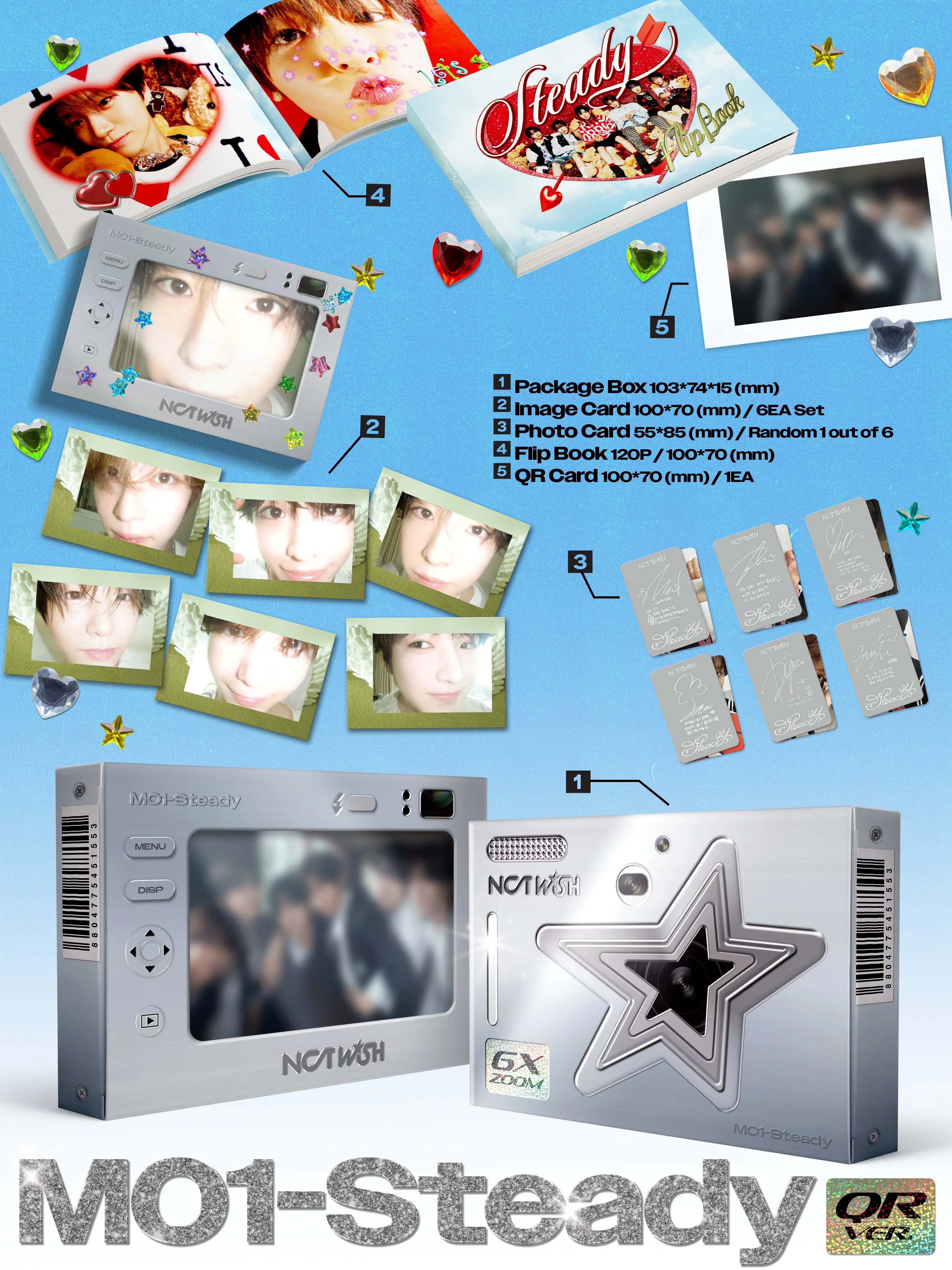 NCT WISH - STEADY (QR Ver.) - Image 2