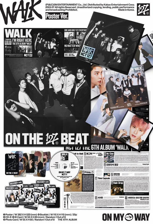 NCT 127 - WALK (Poster Ver) - Image 2