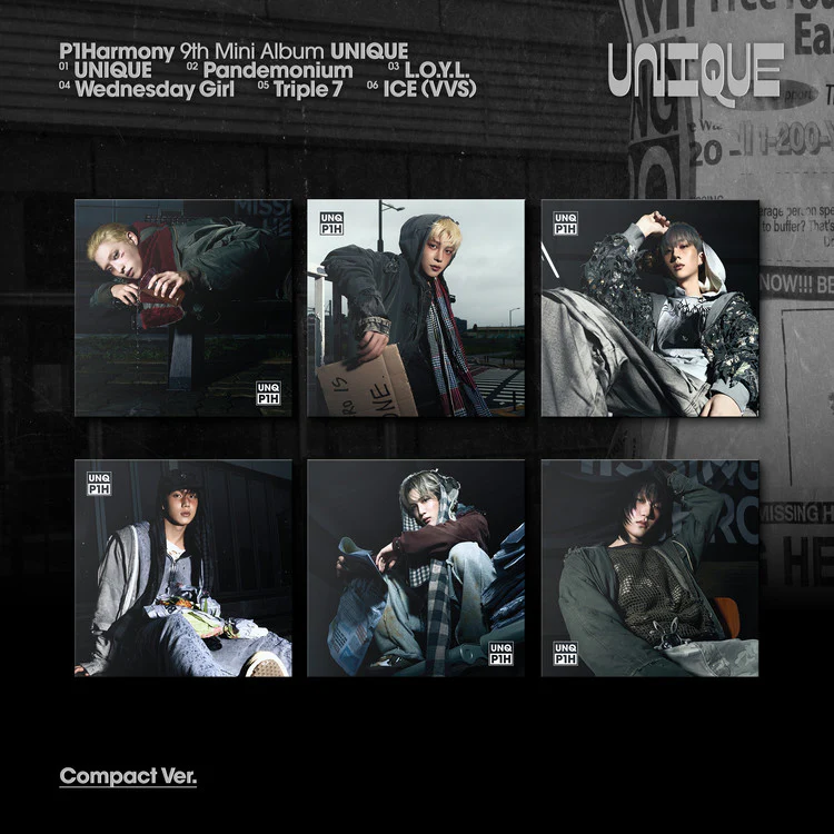 P1Harmony - UNIQUE (Compact Ver.)
