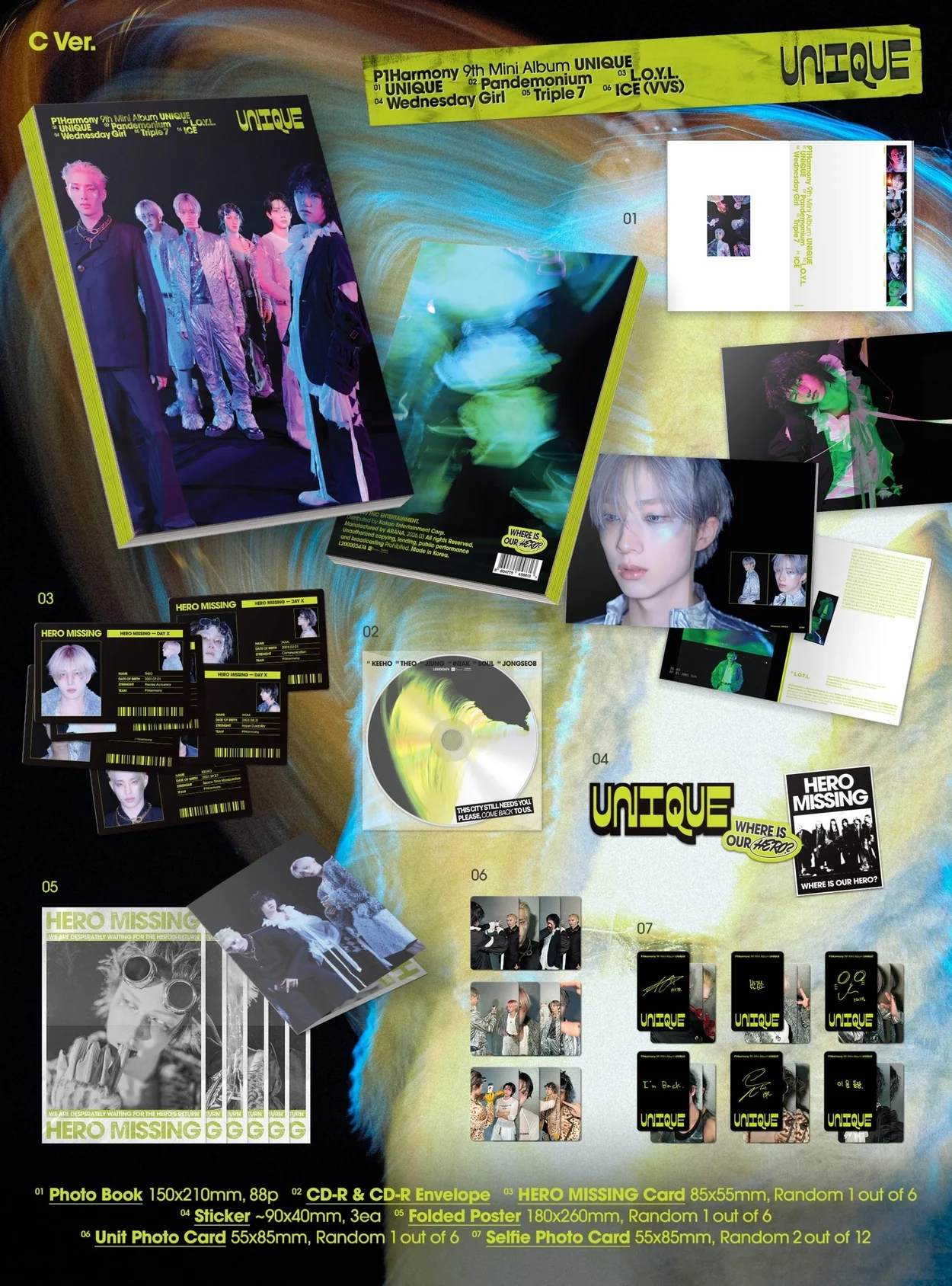 P1Harmony - UNIQUE (Photobook Ver.) - Image 2