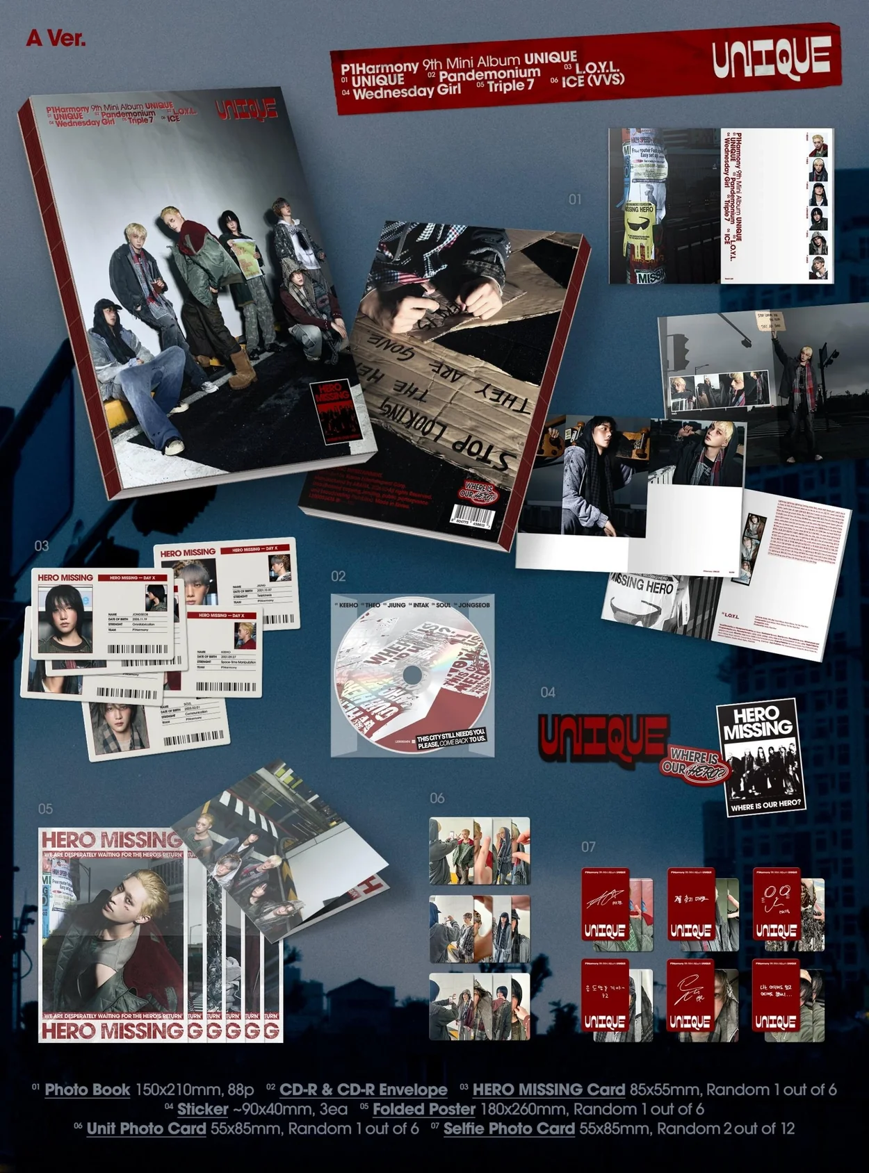 P1Harmony - UNIQUE (Photobook Ver.) - Image 4
