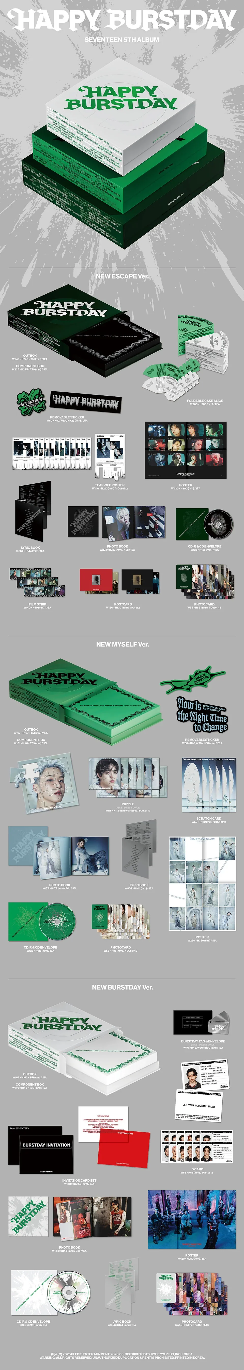 SEVENTEEN - HAPPY BURSTDAY (Photobook Ver.) - Image 5