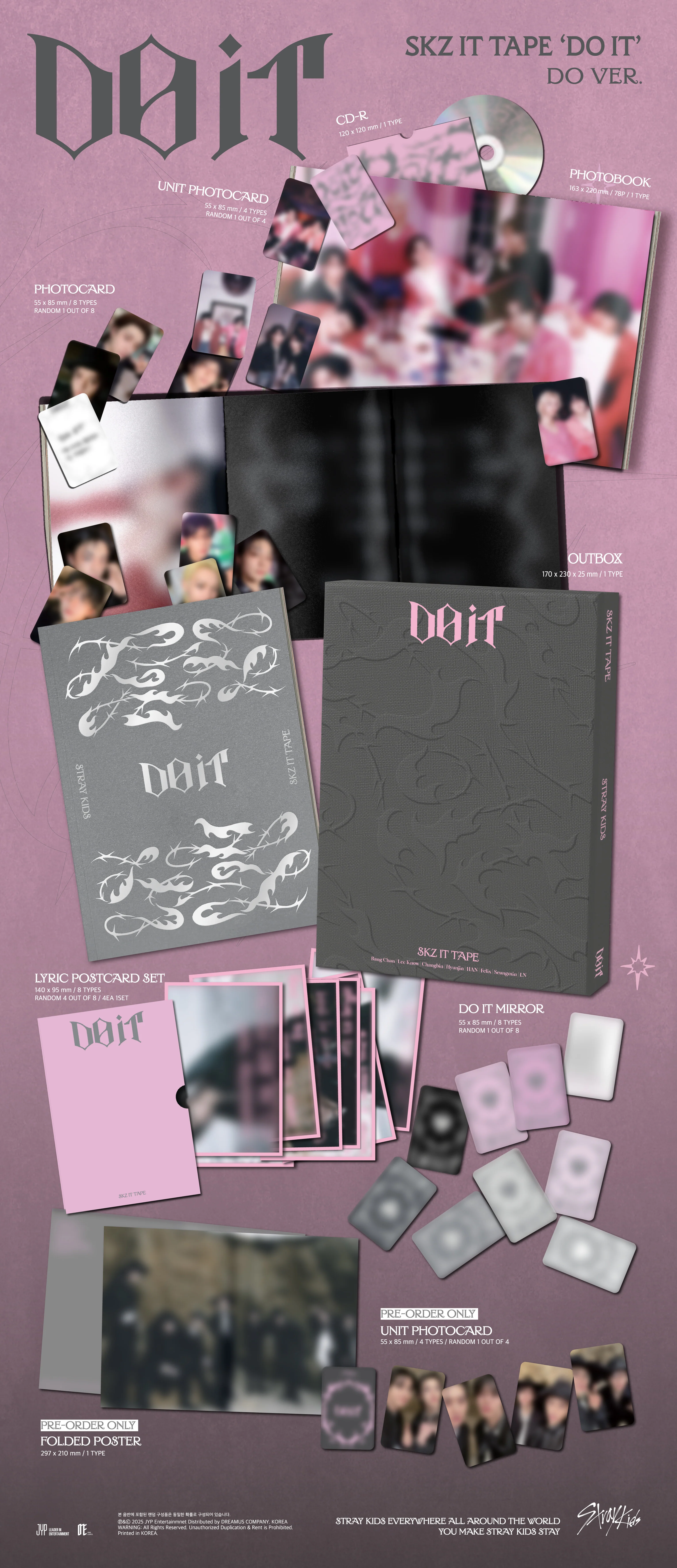 Stray Kids - SKZ IT TAPE ‘DO IT’ (DO Ver. /Limited Ver.) - Image 2