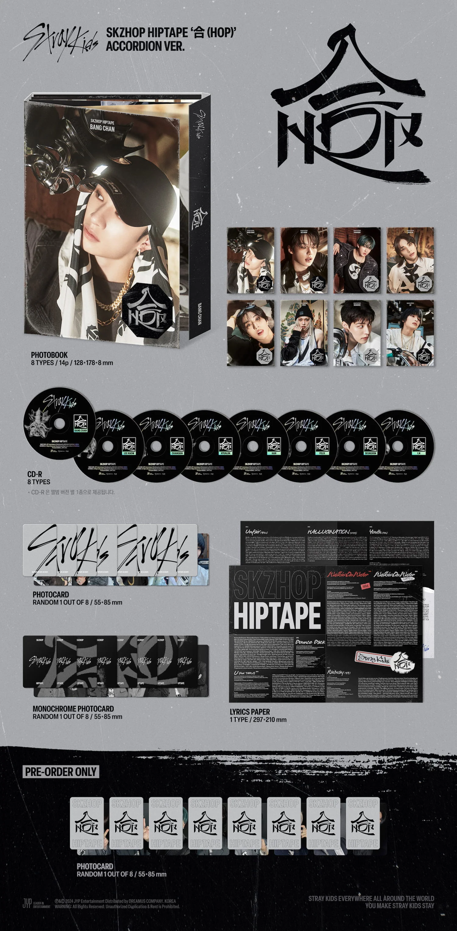 Stray Kids - SKZHOP HIPTAPE HOP (ACCORDION Ver.) - Image 2