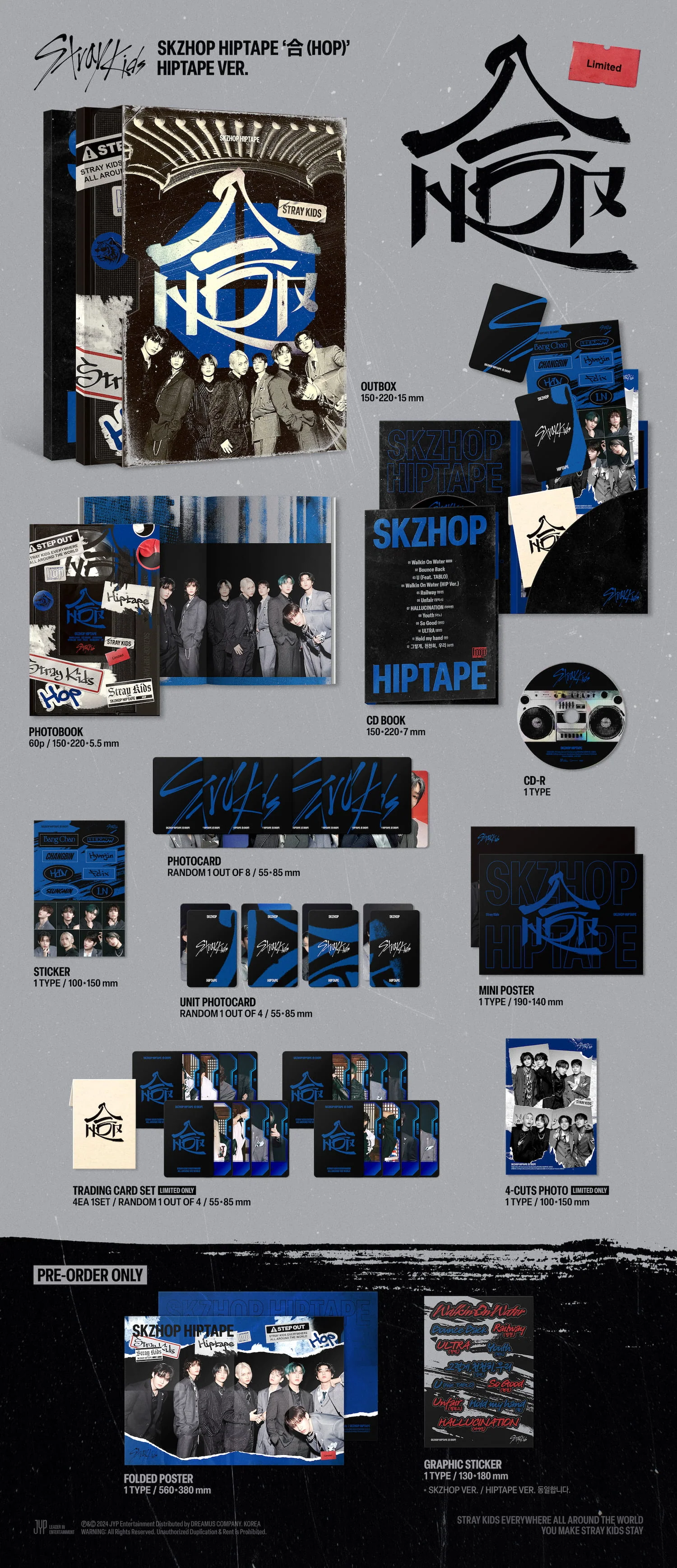 Stray Kids - SKZHOP HIPTAPE HOP (HIPTAPE/LIMITED Ver.) - Image 2