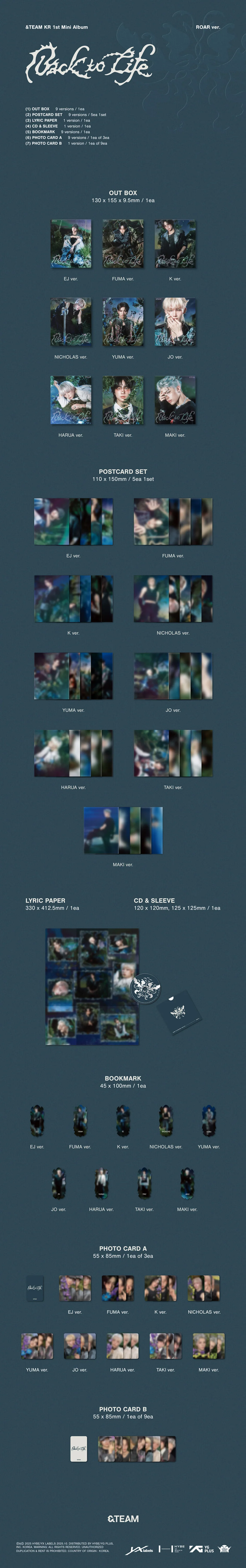 &TEAM - Back To Life (ROAR Ver.) - Image 2