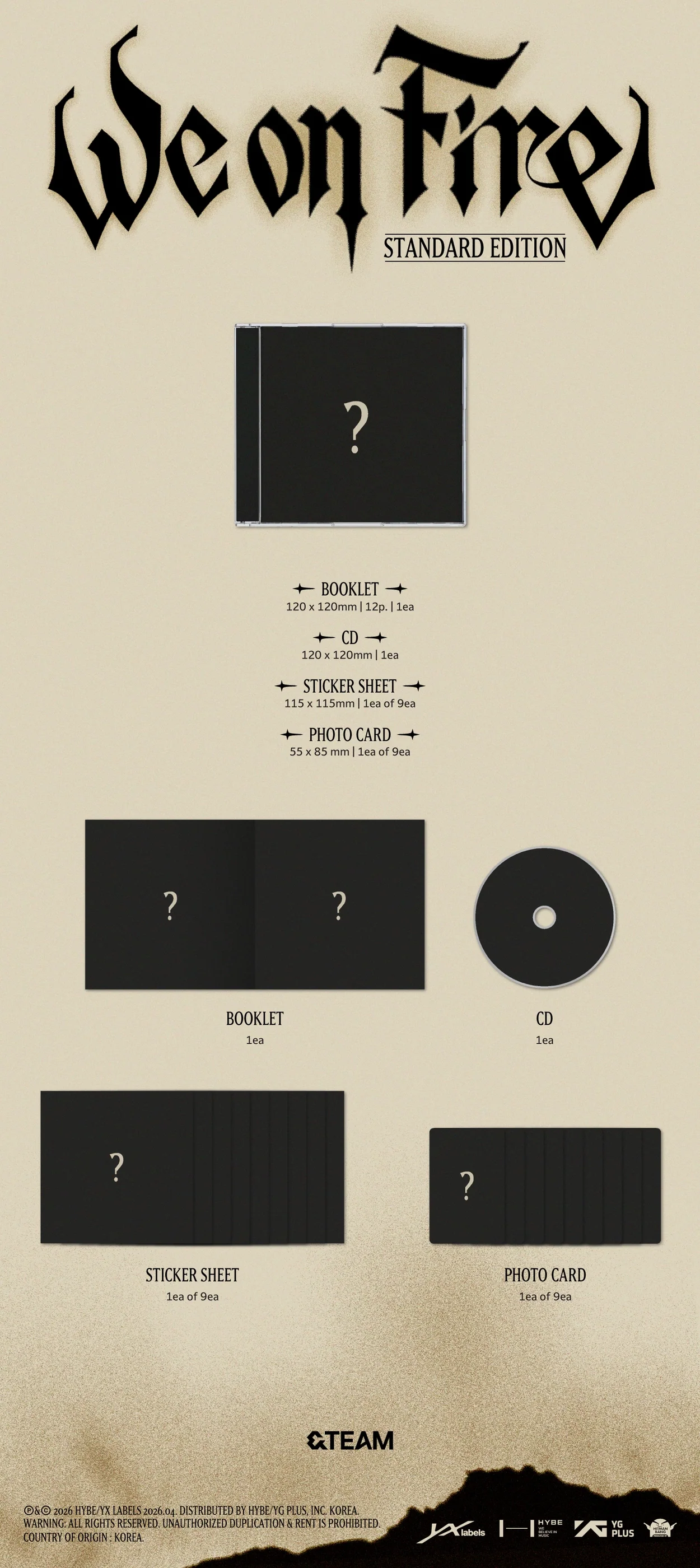 &TEAM - We On Fire (Standard Ver.) - Image 2