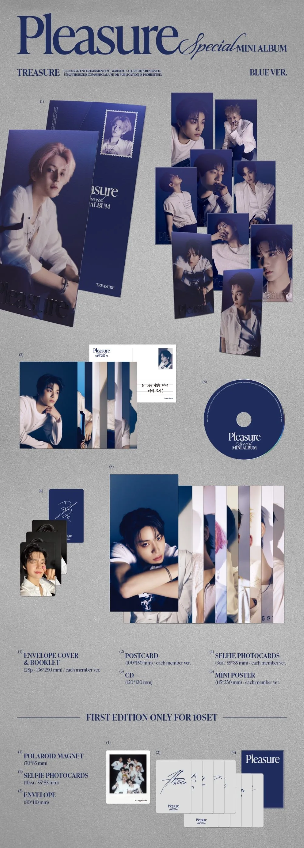 TREASURE - PLEASURE (Blue Ver) - Image 2