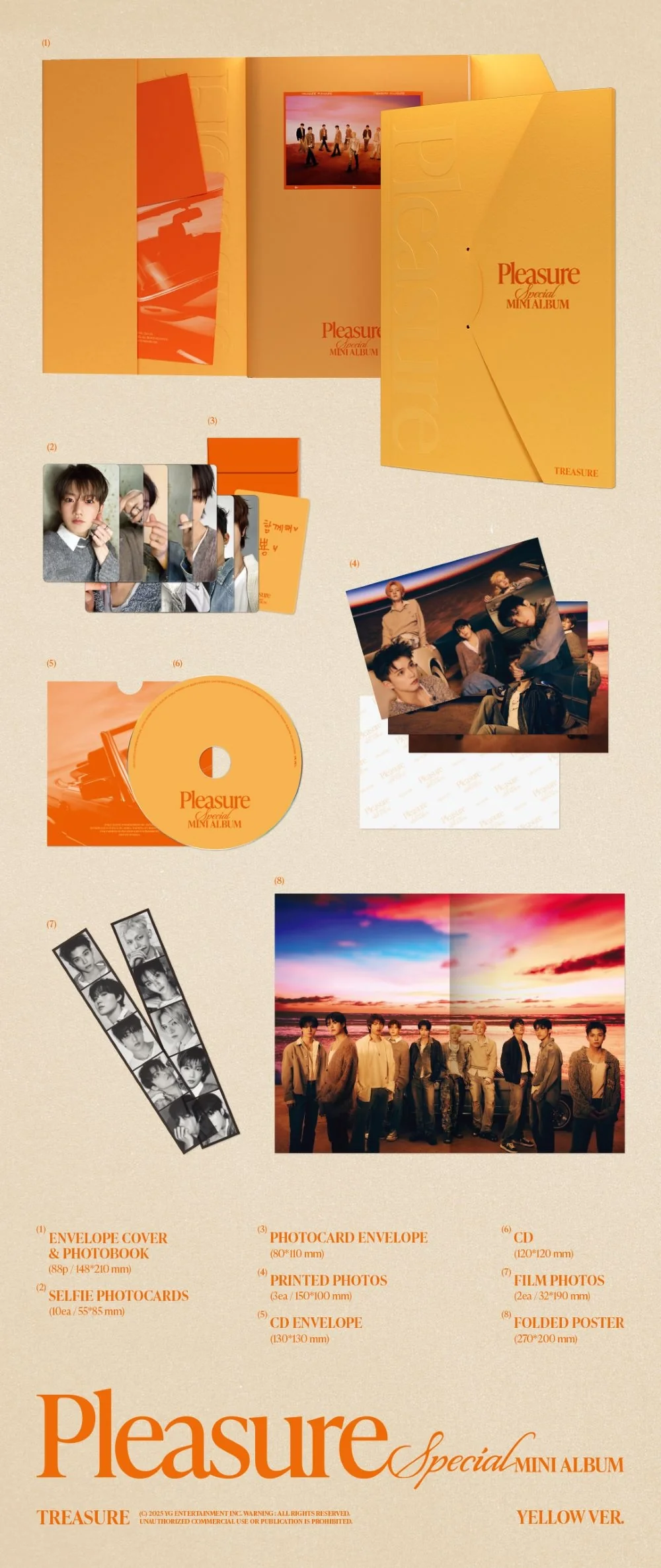 TREASURE - PLEASURE (Yellow/Green Ver) - Image 3