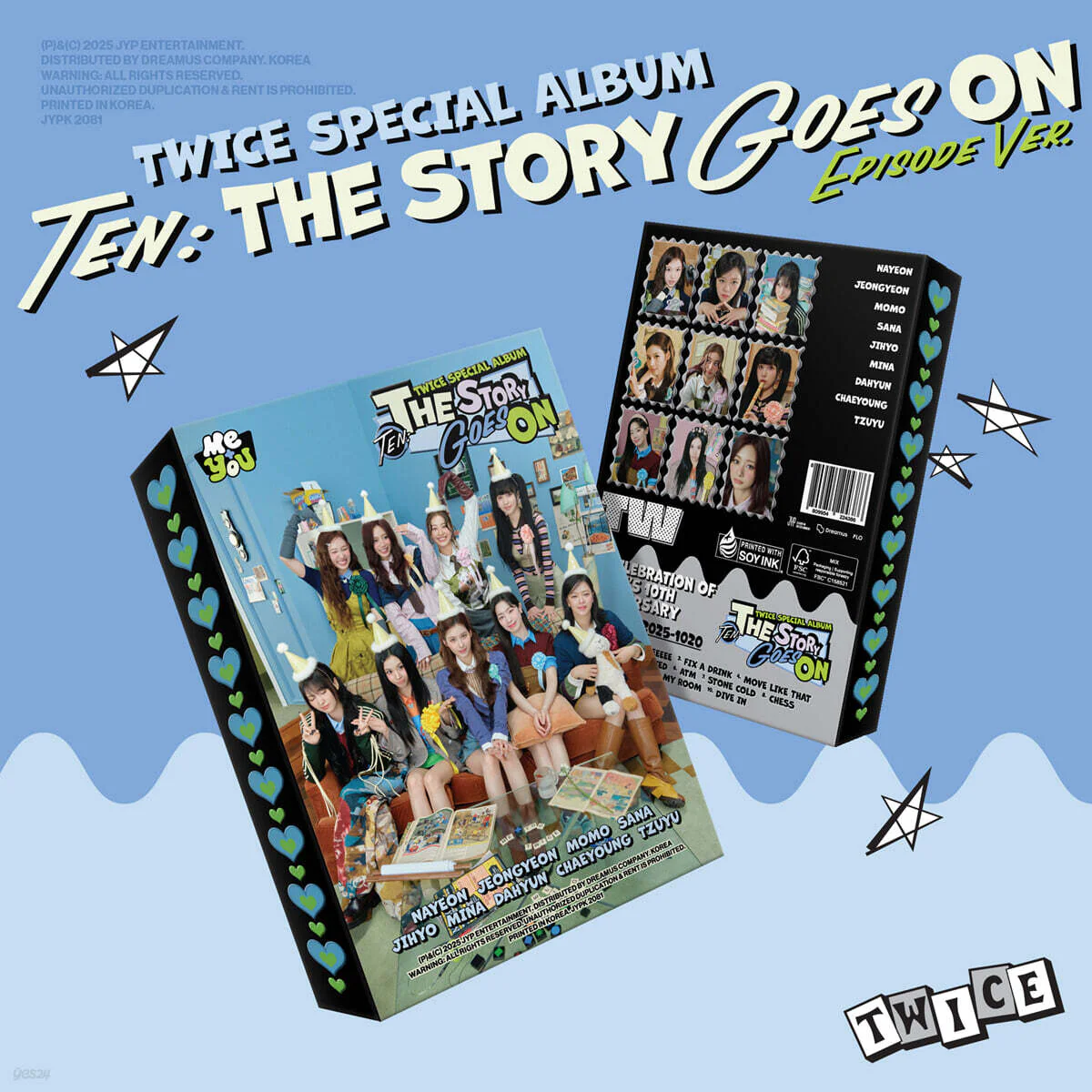 TWICE - TEN: The Story Goes On (EPISODE Ver. /Photobook Ver.)