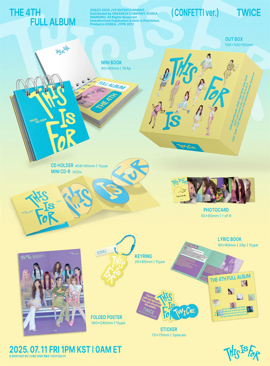 TWICE - THIS IS FOR (Confetti Ver.) - Image 2