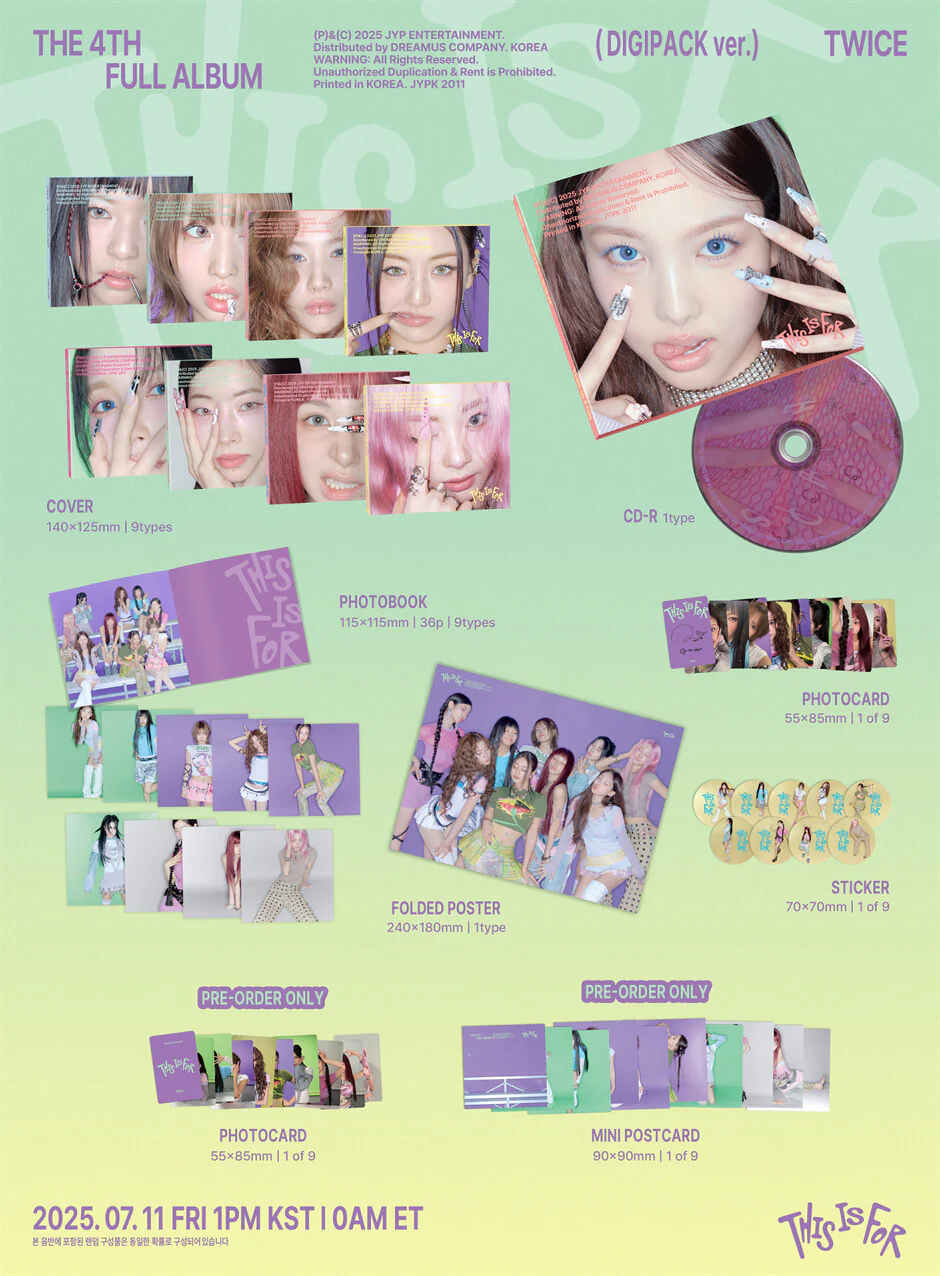 TWICE - THIS IS FOR (Digipack Ver.) - Image 2