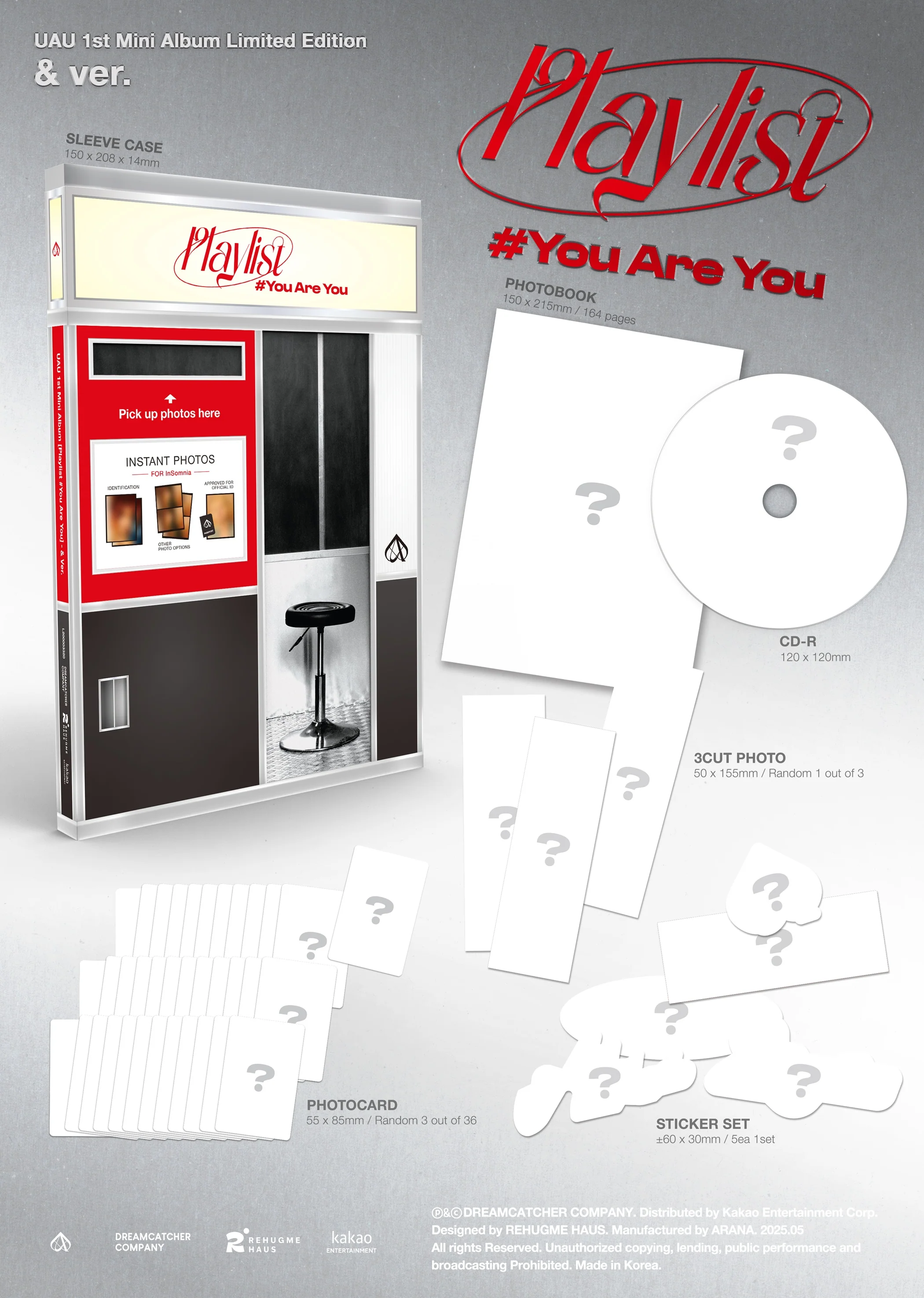 UAU (Dreamcatcher) - Playlist #You Are You (&ver. /Photobook Ver.) - Image 2