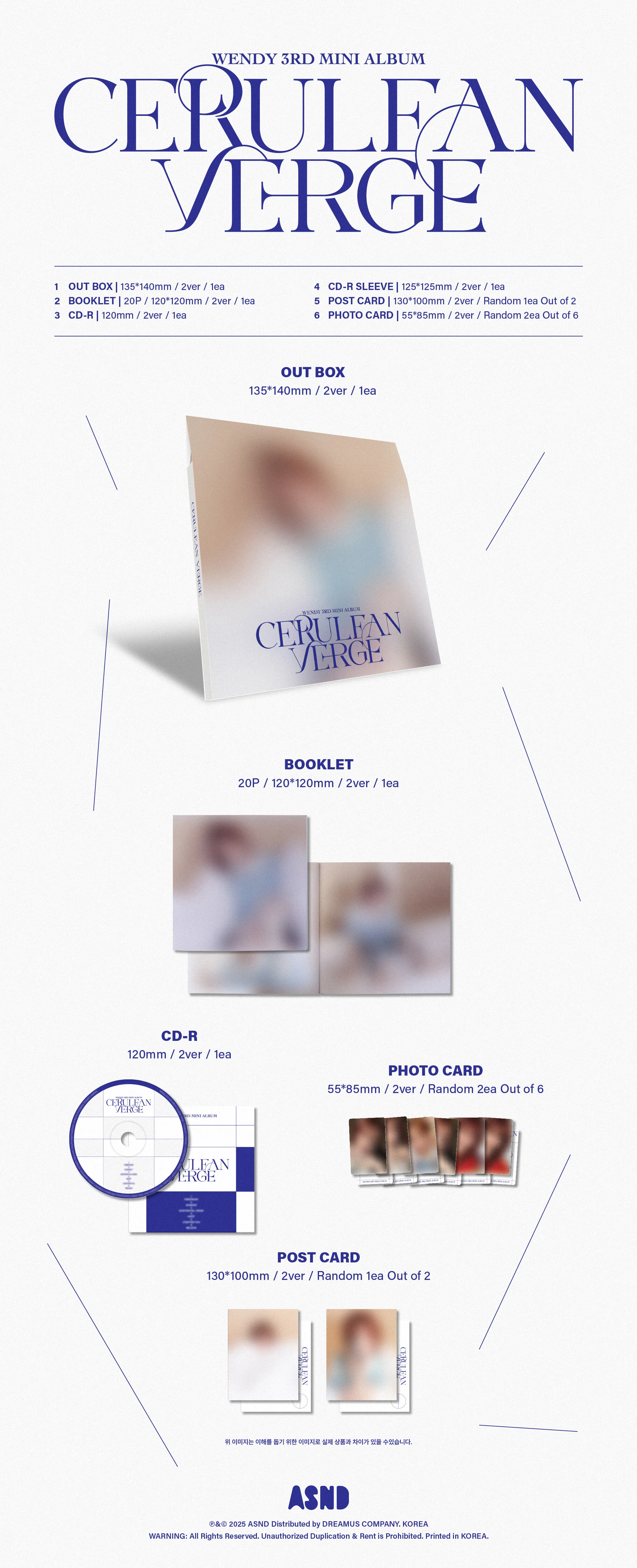 WENDY - Cerulean Verge (Digipack Ver.) - Image 3