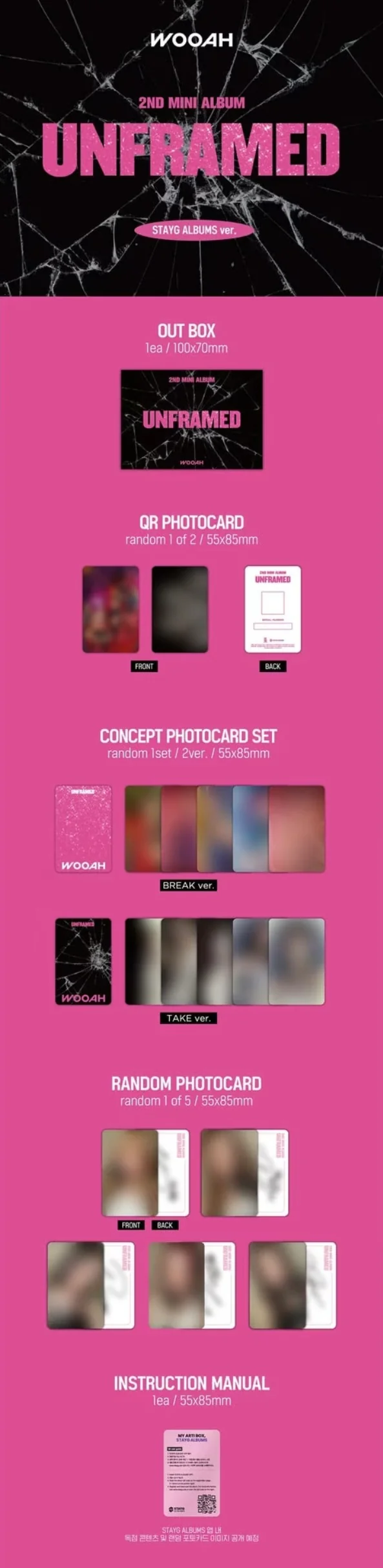WOOAH - UNFRAMED (STAYG Album ver) - Image 2