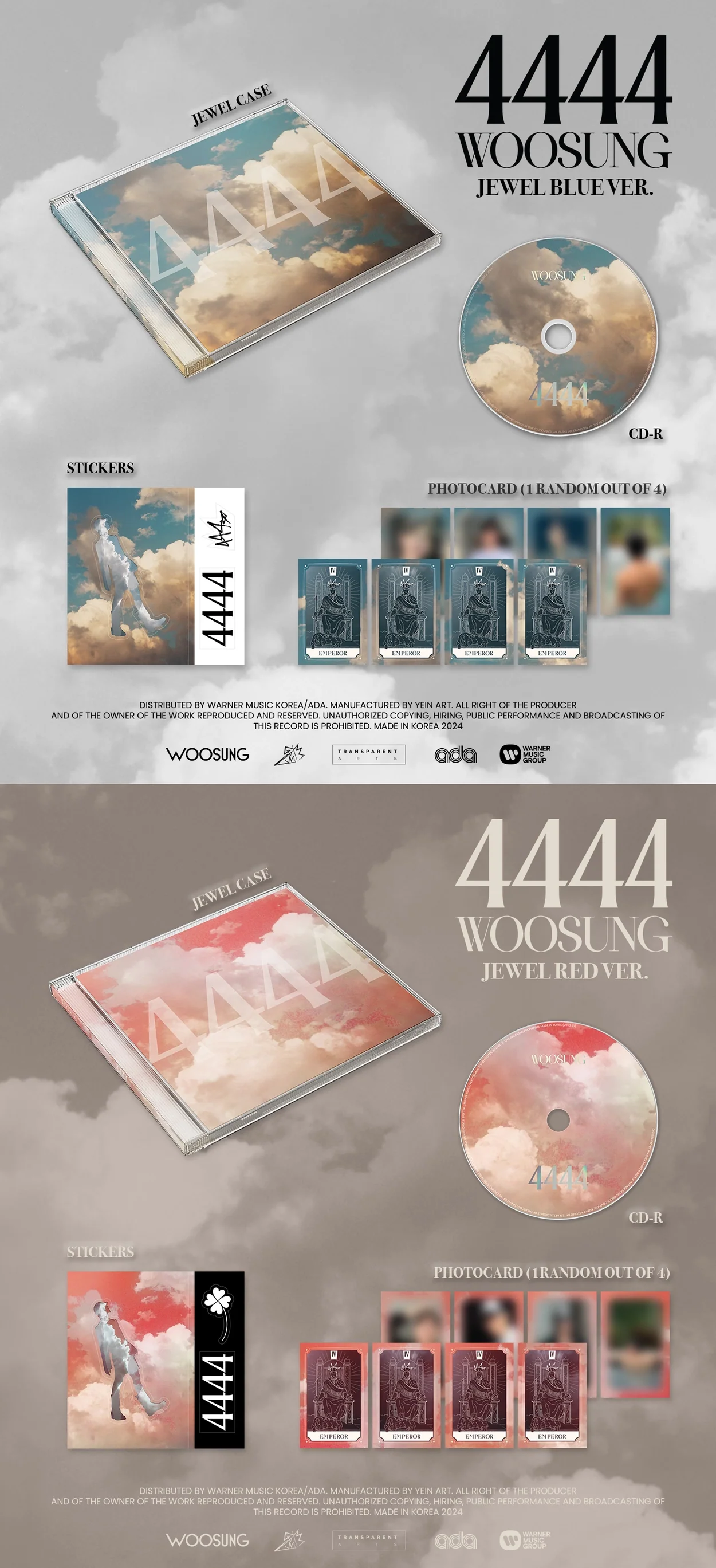 WOOSUNG - 4444 (Jewel Case Ver.) - Image 2
