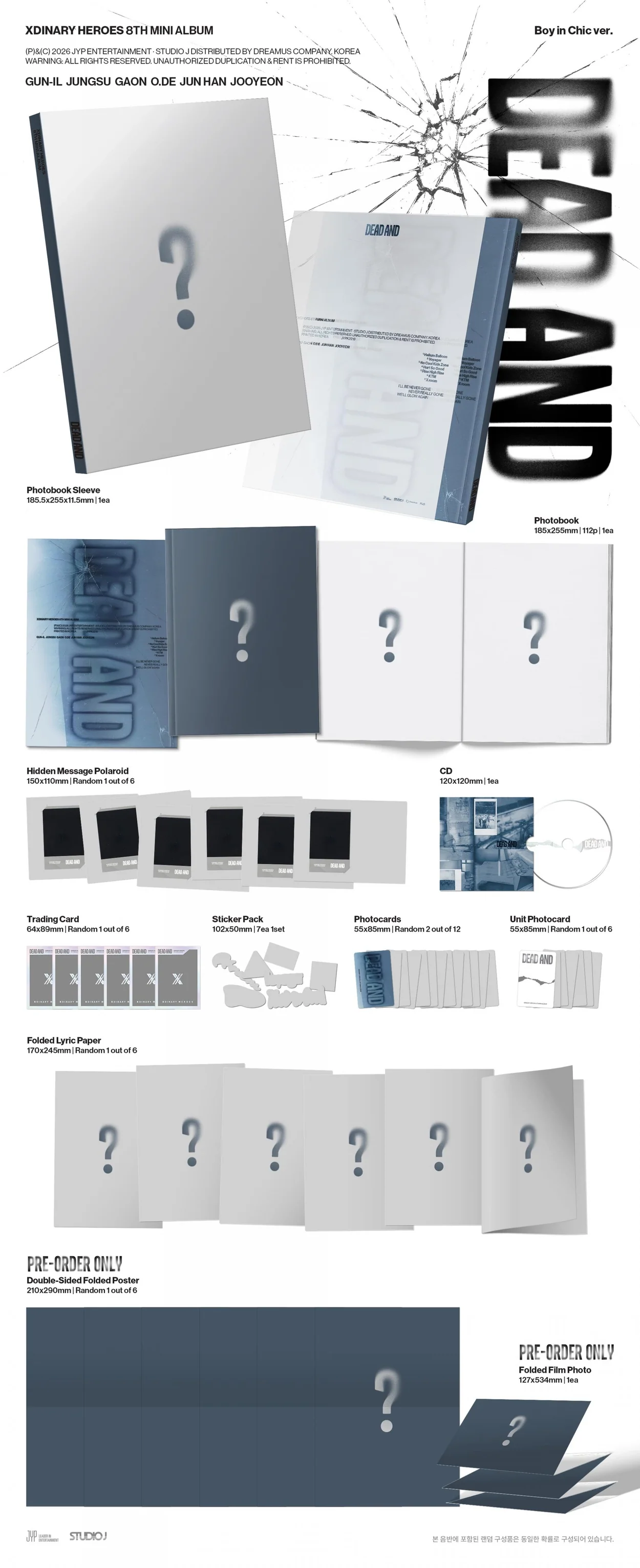 XDINARY HEROES - DEAD AND (Photobook Ver.) - Image 2