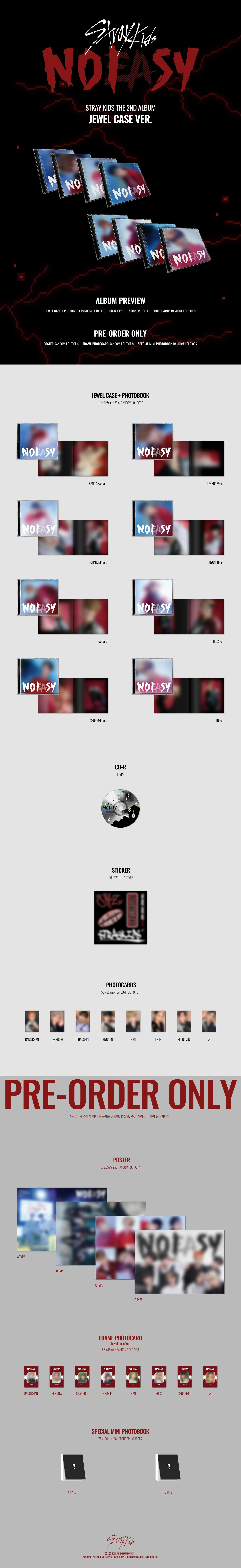 Stray Kids - NOEASY (Jewel Case) - Image 2