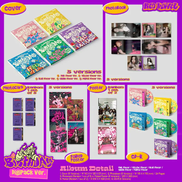 Red Velvet - ‘The Reve Festival’ 2022 Birthday (Digipack) - Image 2