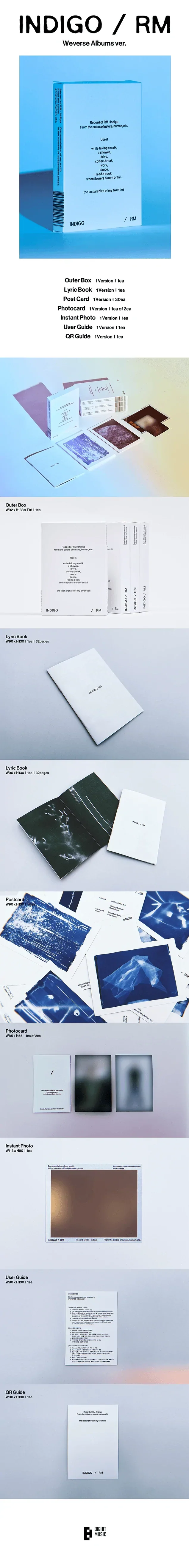 RM - Indigo (Weverse Ver.) - Image 2