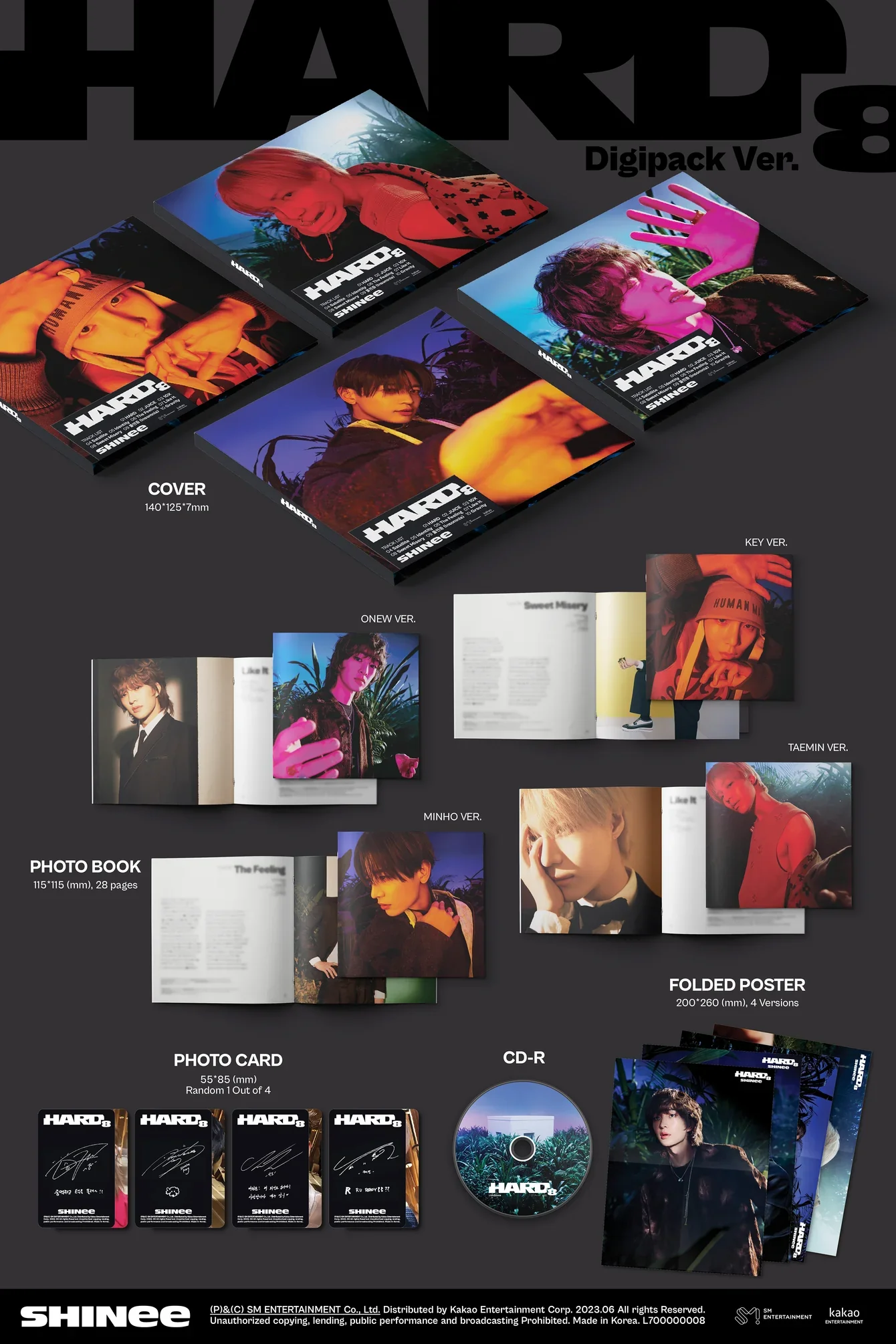 SHINee - HARD (Digipack Ver.) - Image 2