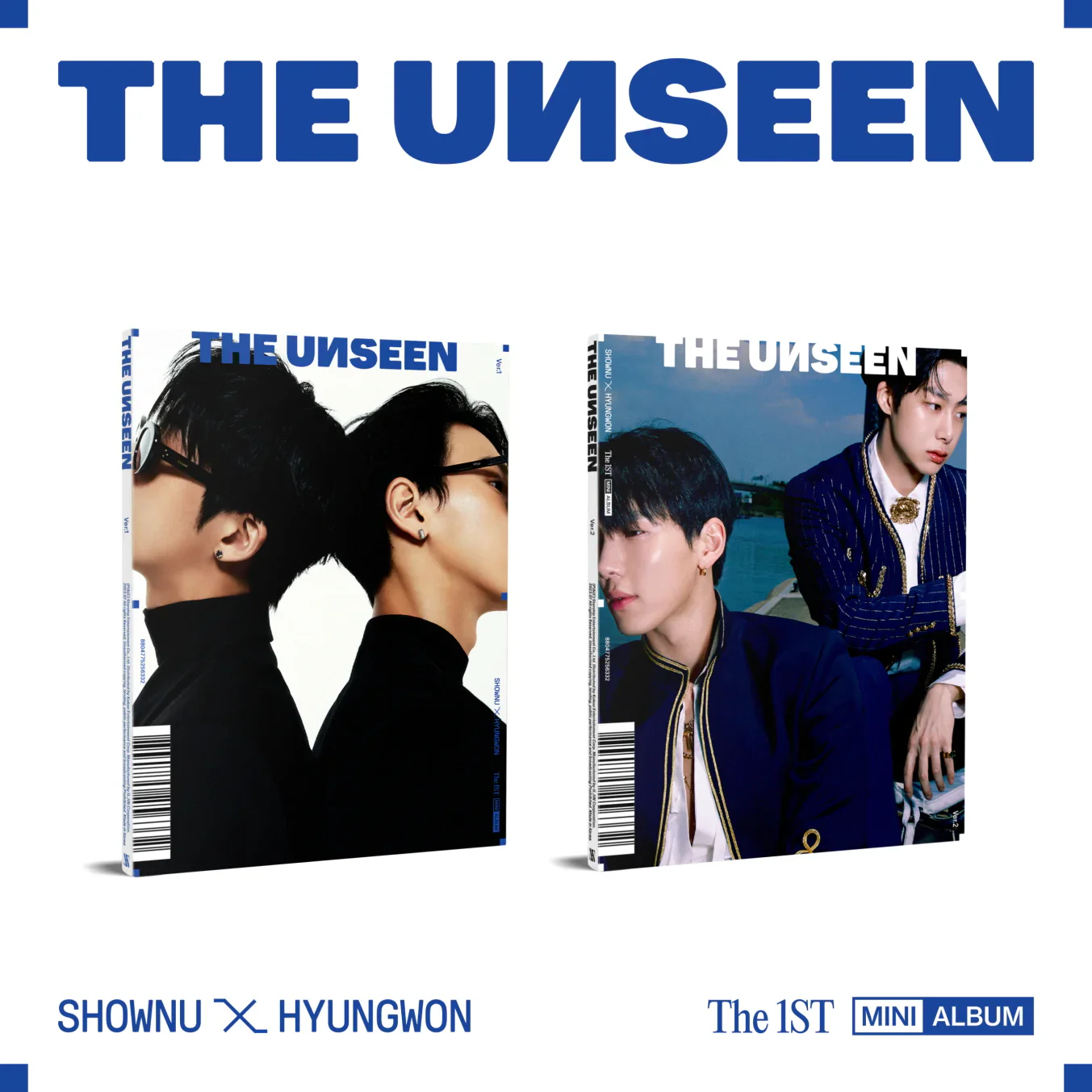 SHOWNU X HYUNGWON (MONSTA X) - THE UNSEEN (Dust Jacket Ver)