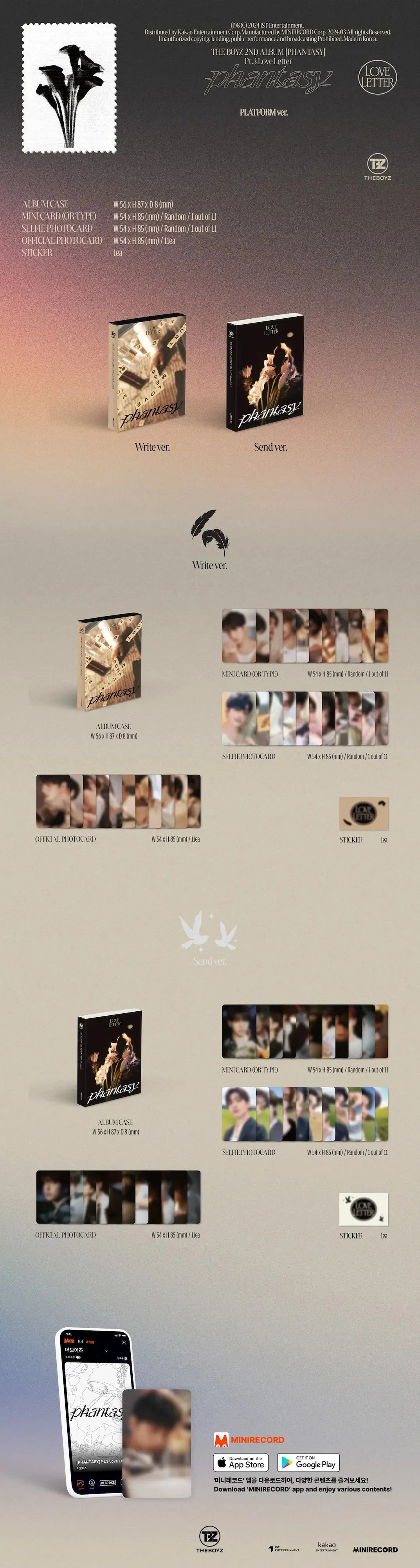 The Boyz - PHANTASY PT.3 LOVE LETTER (Platform Ver) - Image 2