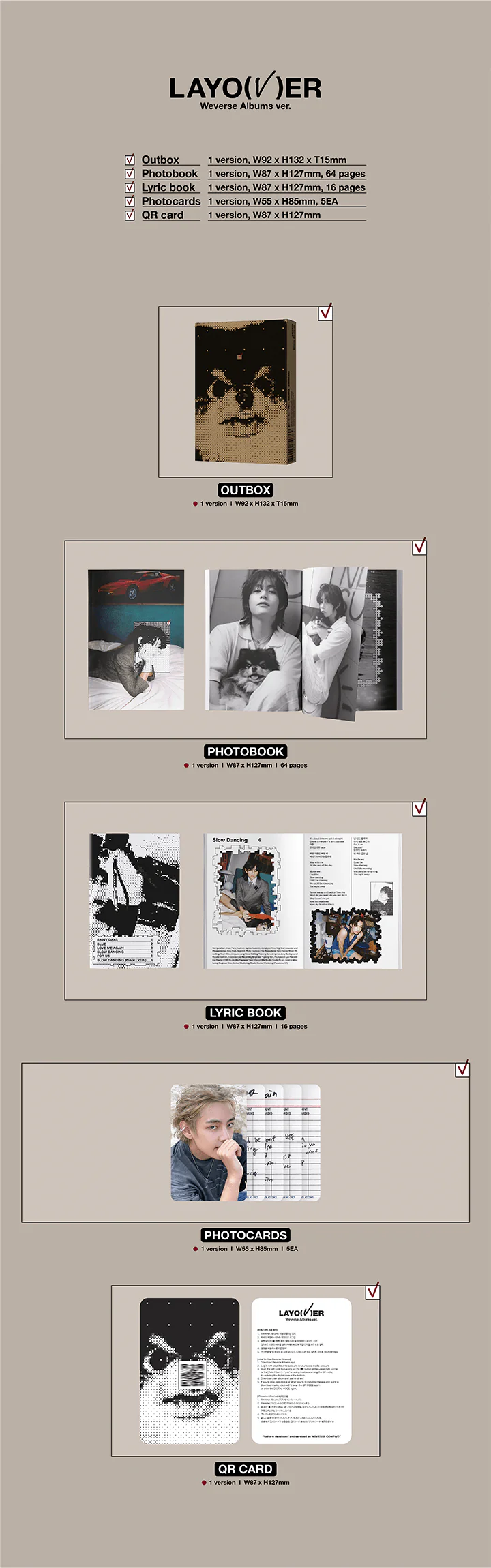 V - LAYOVER (Weverse Ver.) - Image 2