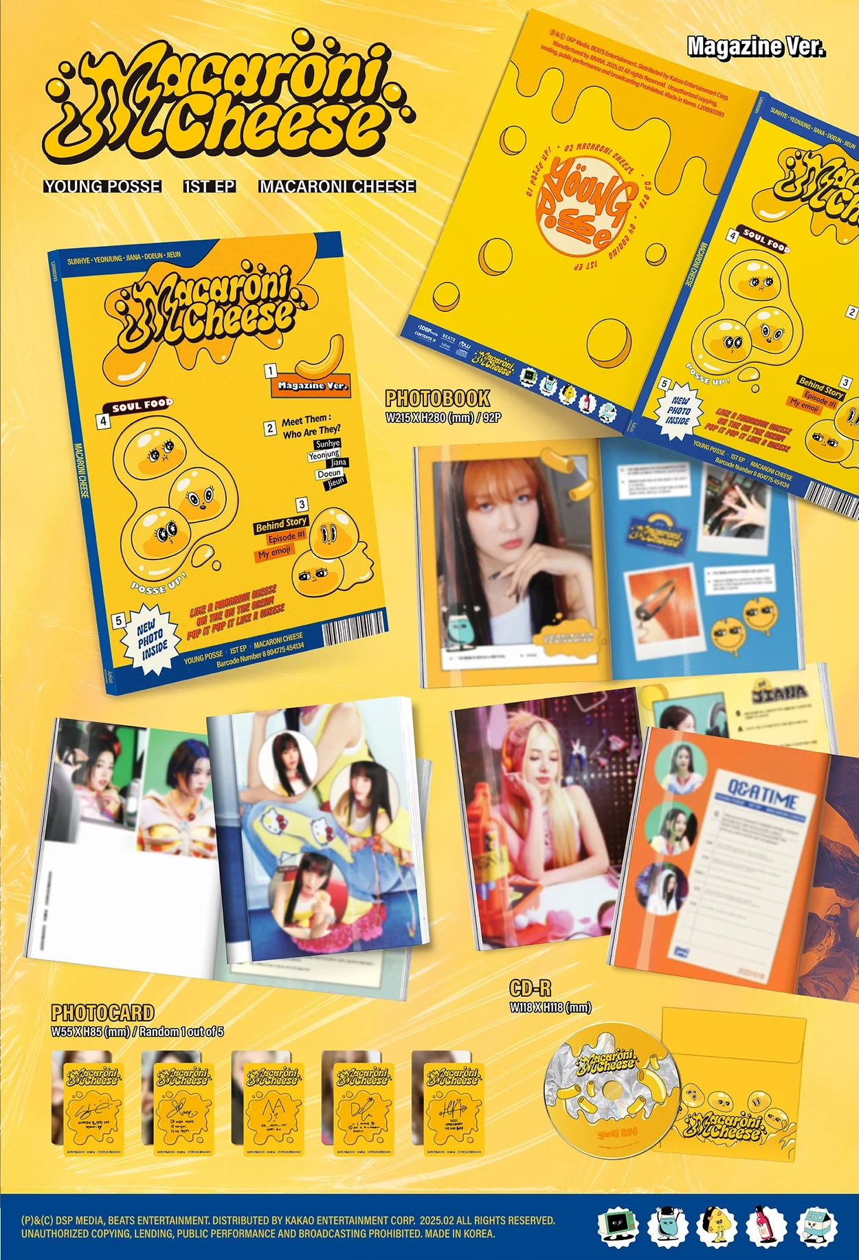 YOUNG POSSE - MACARONI CHEESE (Magazine Ver) - Image 2